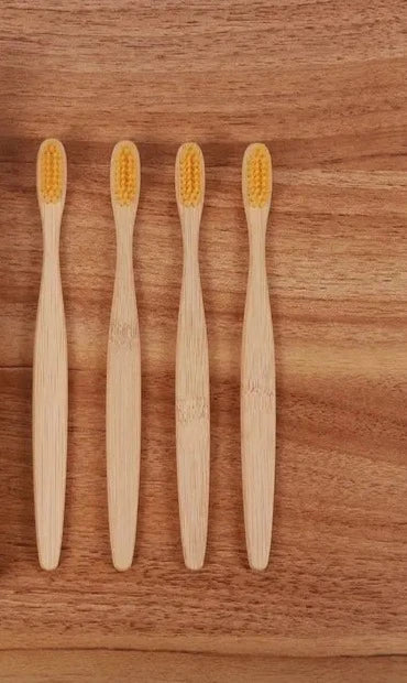 4Pcs/Box Rainbow Toothbrush Natural Bamboo Tooth Brush Soft Bristle Charcoal Vegan Eco Friendly Products For Dental Oral Care