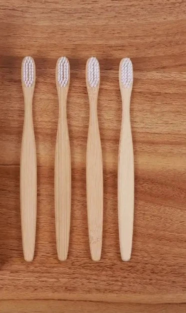 4Pcs/Box Rainbow Toothbrush Natural Bamboo Tooth Brush Soft Bristle Charcoal Vegan Eco Friendly Products For Dental Oral Care