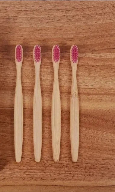 4Pcs/Box Rainbow Toothbrush Natural Bamboo Tooth Brush Soft Bristle Charcoal Vegan Eco Friendly Products For Dental Oral Care