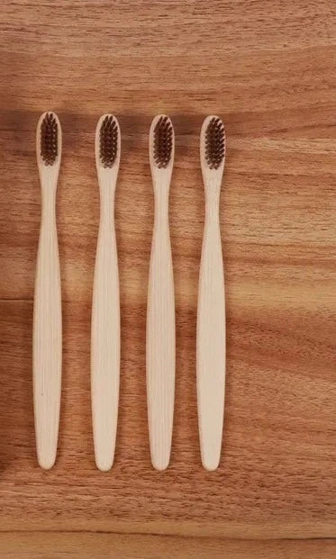 4Pcs/Box Rainbow Toothbrush Natural Bamboo Tooth Brush Soft Bristle Charcoal Vegan Eco Friendly Products For Dental Oral Care