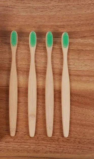 4Pcs/Box Rainbow Toothbrush Natural Bamboo Tooth Brush Soft Bristle Charcoal Vegan Eco Friendly Products For Dental Oral Care