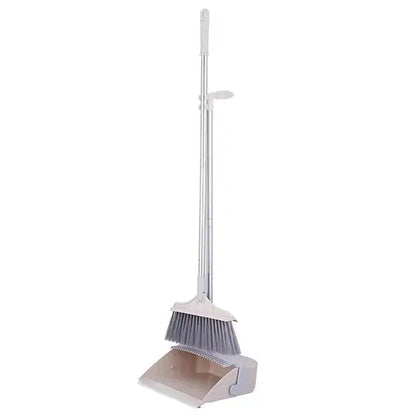 Broom And Dustpan Set For Home Upright Standing Dustpan And Brush Set Indoor Outdoor Broom With Dustpan Combo For Approving