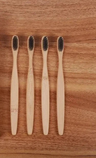 4Pcs/Box Rainbow Toothbrush Natural Bamboo Tooth Brush Soft Bristle Charcoal Vegan Eco Friendly Products For Dental Oral Care