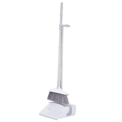 Broom And Dustpan Set For Home Upright Standing Dustpan And Brush Set Indoor Outdoor Broom With Dustpan Combo For Approving